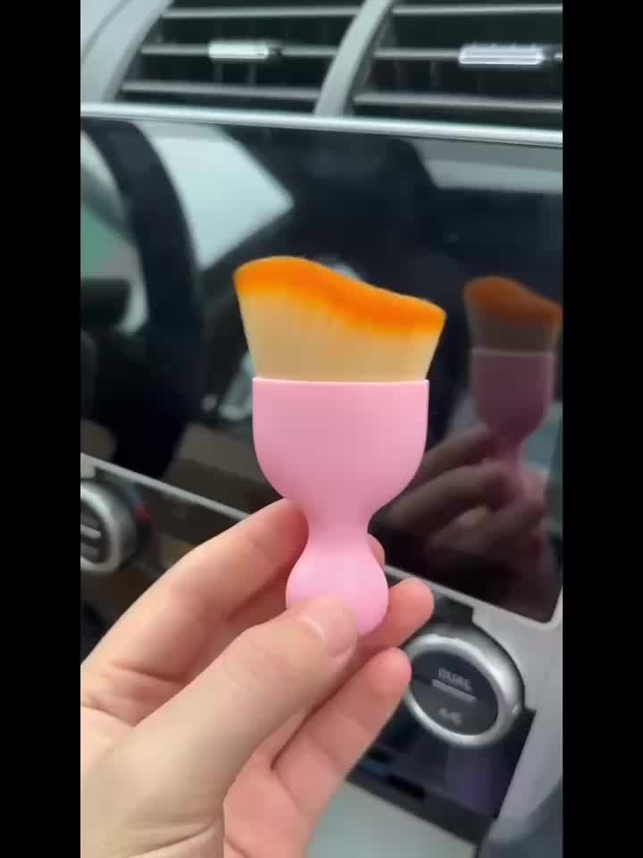 Car Interior Detail Brush Cleaning Maintenance Car Brush Air Conditioner Air Vent Dust Soft Bristle Brush Car Cleaning Care Brush