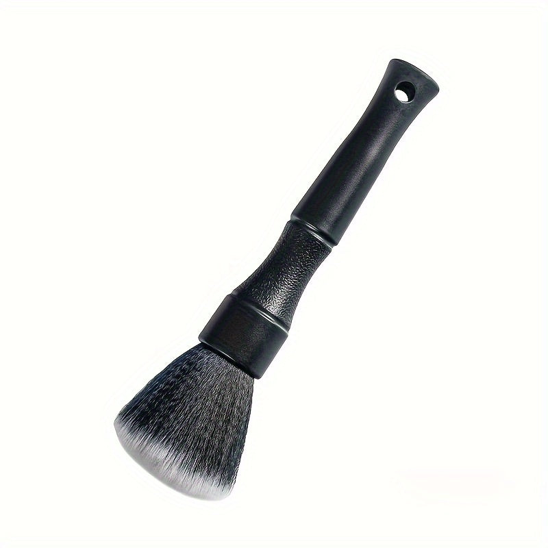 1pc Car Interior Detailing Brush, Soft Bristle Cleaning Brush Dusting Brush, Car Interior Cleaning Tool, Auto Detail Brush Car Dash Duster Brush (Black)