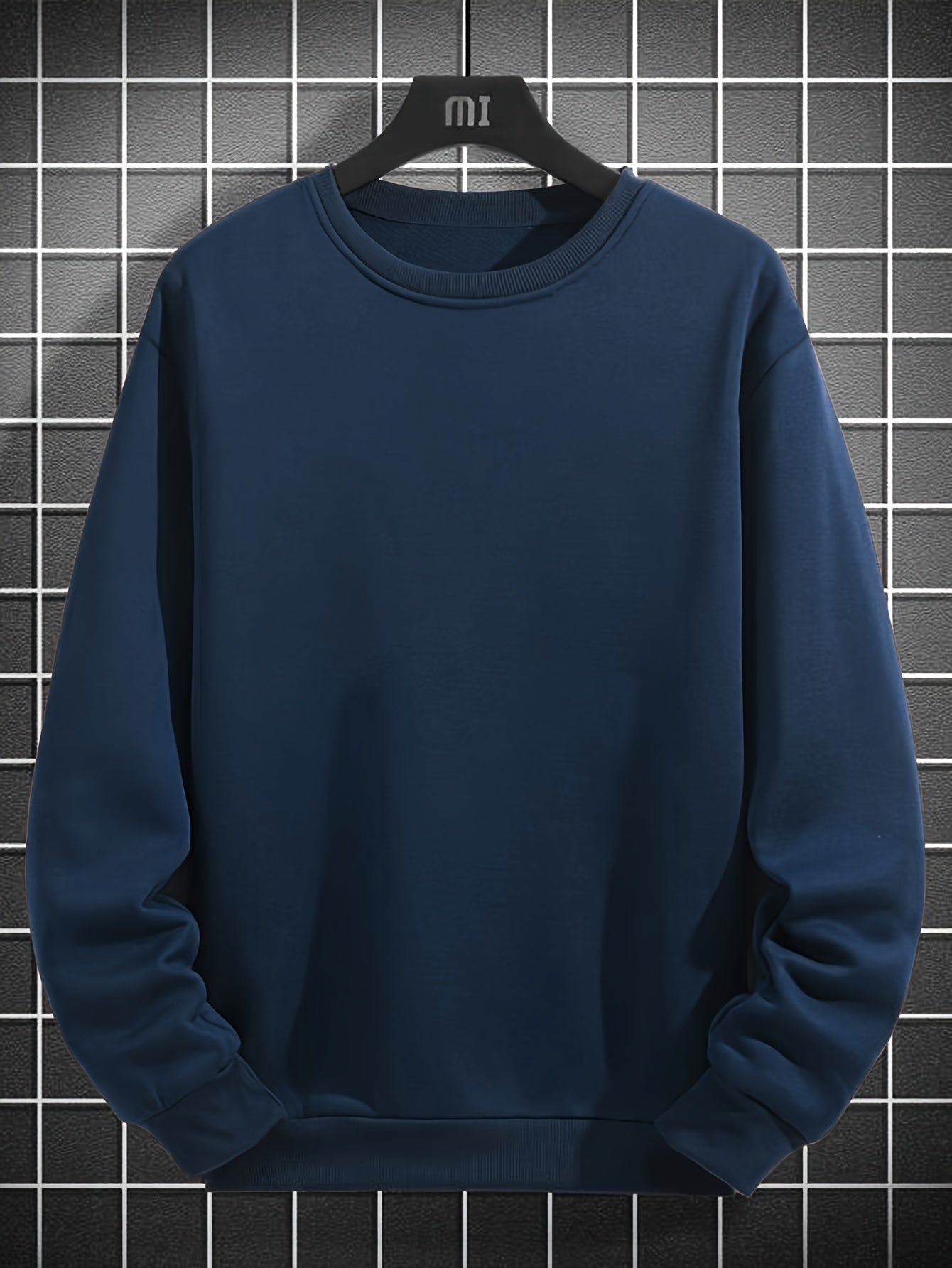 1pc Men'S Fashion Creative Racing Car Print Long Sleeve Loose Fit Crew Neck Sweatshirt, Casual Polyester Knit Fabric with Slight Stretch, Car Patterned Pullover for Commuting