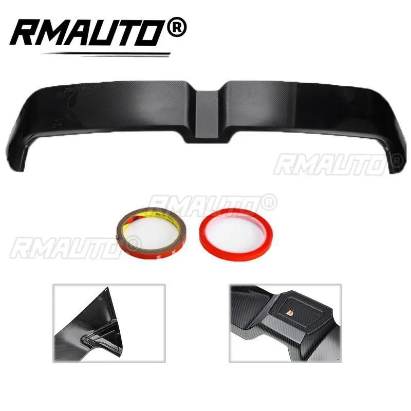 For Volkswagen VW Golf 7 Golf 7.5 MK7 MK7.5 GTI R Rear Spoiler Carbon Fiber Oettinger Window Roof Spoiler Wing Car Accessories