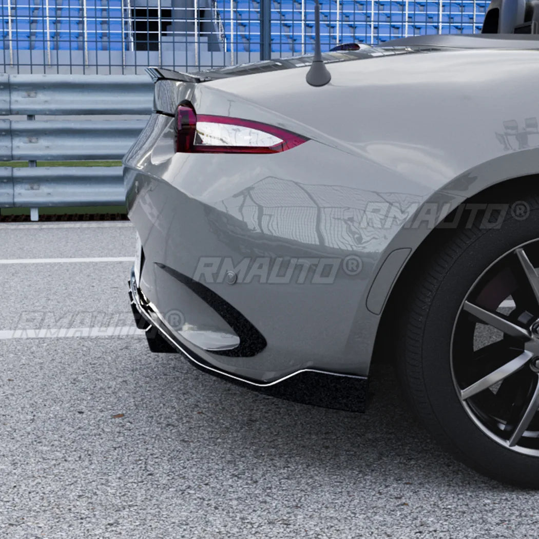 For Mazda MX-5 Miata ND 2016+ Body Kit Rear Bumper Spoiler Rear Bumper Splitter Guard Cover Apron Car Accessories