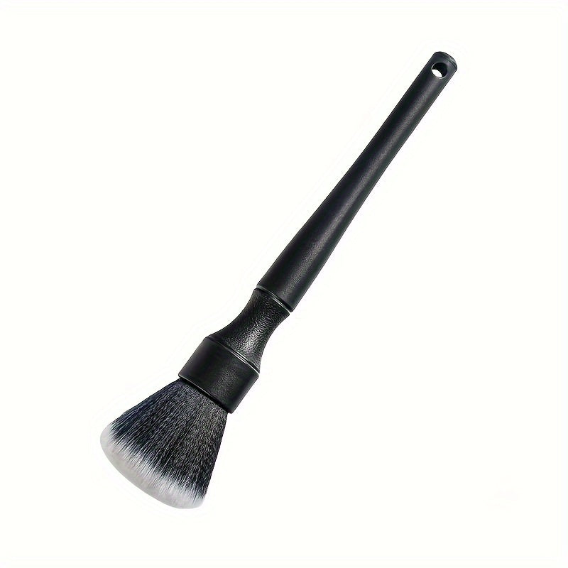 1pc Car Interior Detailing Brush, Soft Bristle Cleaning Brush Dusting Brush, Car Interior Cleaning Tool, Auto Detail Brush Car Dash Duster Brush (Black)