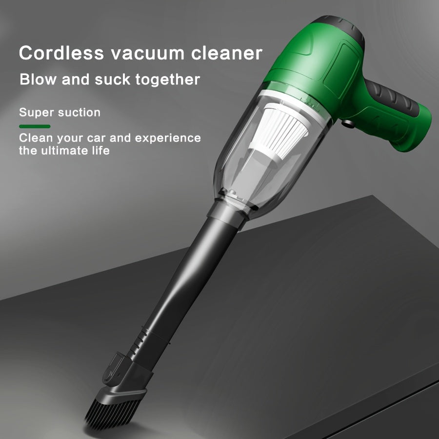 Mini Powerful Car Vacuum Cleaner, Wireless Cleaning Blow-drying Integrated Handheld Vacuum Cleaner, For Home Furniture Keyboard Sofa Cleaning Supplies