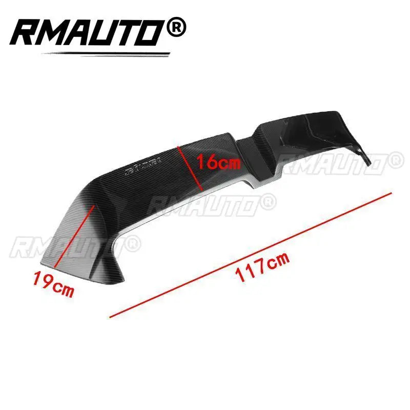 For Volkswagen VW Golf 7 Golf 7.5 MK7 MK7.5 GTI R Rear Spoiler Carbon Fiber Oettinger Window Roof Spoiler Wing Car Accessories
