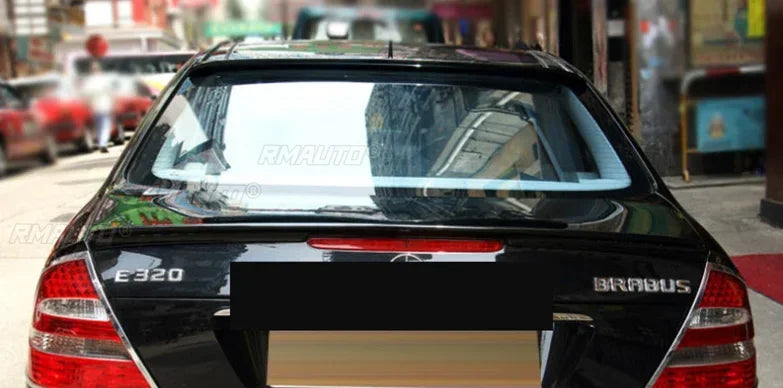 Car Rear Trunk Spoiler Exterior Part Car Rear Spoiler Wing for Mercedes-Benz W211 E-class E200 E260 2003-2007 Car Accessories