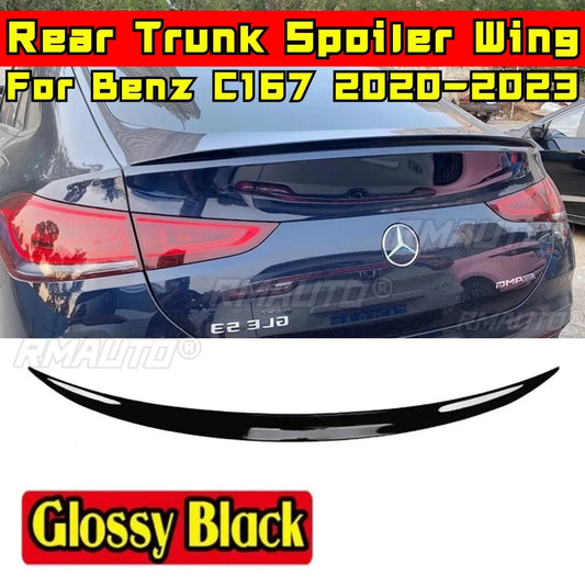 Car Rear Trunk Spoiler Body Kit Car Rear Wing for 2020-2023 Mercedes GLE Coupe W167 C167 320 350 400 450 53 AMG Car Accessories
