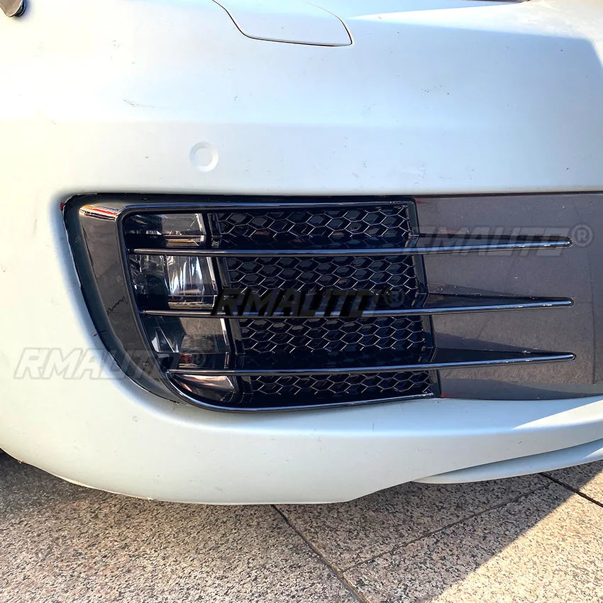 RMAUTO Car Front Fog Light Grille Cover HONEYCOMB Body Kit for VW Golf 6 MK6 GTI R R20 2008-2013 Fog Lamp Cover Car Accessories