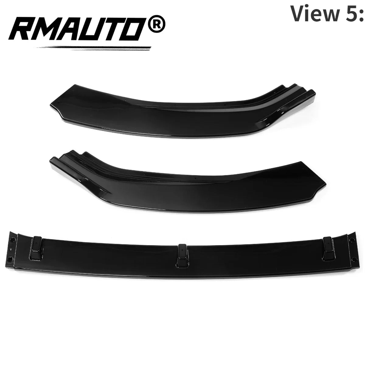 For Volkswagen VW Golf 7 7.5 MK7 MK7.5 GTI 2014-2020 Front Bumper Splitter Lip Spoiler Diffuser Guard Body Kit Car Accessories