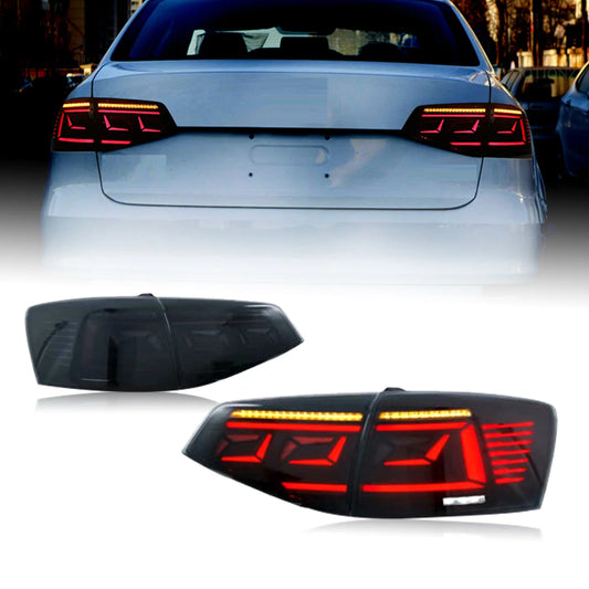 HCMOTIONZ Factory Car Accessories Day Running Lights Sagitar Vento Back Rear Lamp 2015-2018 LED Taillights for VW Jetta MK6