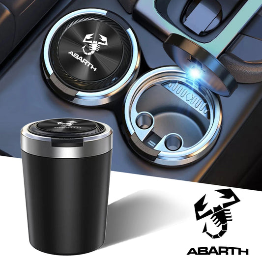 car cenicero ashtray texture car accessoires for abarth 124 spider 500 500c 595 595c 695 695c auto
