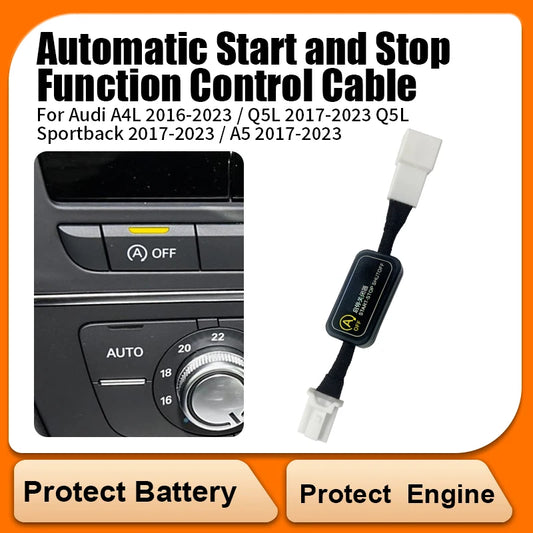 For AUDI A4 A5 Q5 Q5L Car Automatic Stop Start Engine System Off Close Control Sensor Plug Smart Stop Cancel  Auto Accessorie