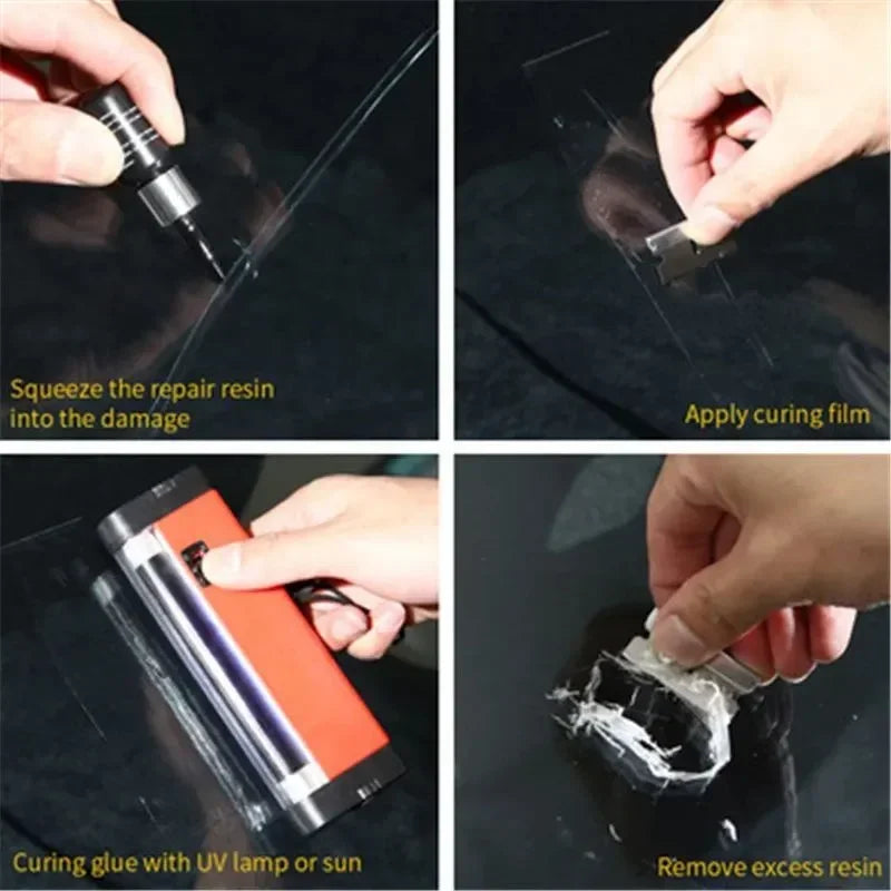 Auto Glass Repair Fluid DIY Auto Windshield Crack Repair Tool Upgrade Auto Window Scratch Crack Repair Auto Parts