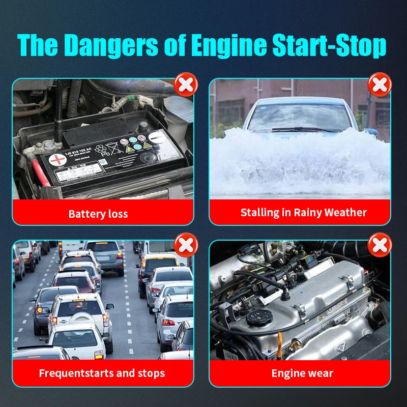 For AUDI A4 A5 Q5 Q5L Car Automatic Stop Start Engine System Off Close Control Sensor Plug Smart Stop Cancel  Auto Accessorie