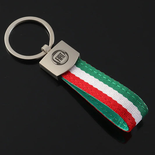 Car Keychain Trinket Pendant Keyring Rings For Fiat Viaggio Abarth 500 Punto Bravo Panda Tipo Stilo Ducato Auto Accessories