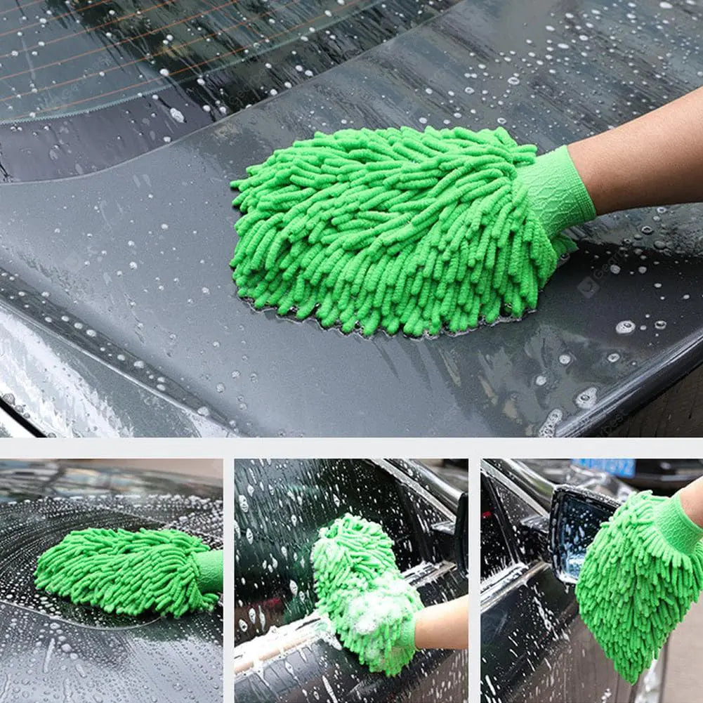 Microfiber Car Cleaning Clay Bar and Detailing Glove Mitt