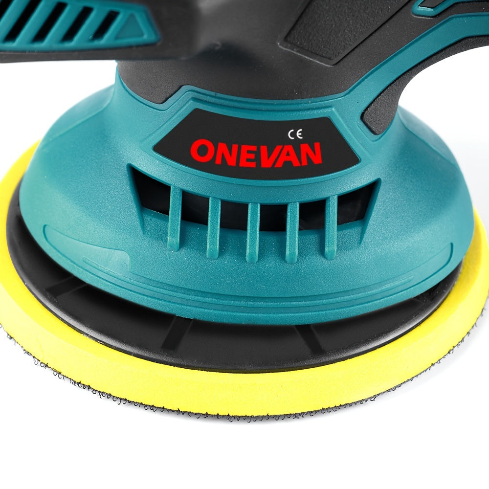 21V Buffer Polisher, 150mm Sand Disc Buffer Polisher for Car Detailing with Polish And Wax Function, 5000RPM, Electric Polishing Tools for Car And Furniture, Home Bathroom Wall Cleaning, Father's Day Gift