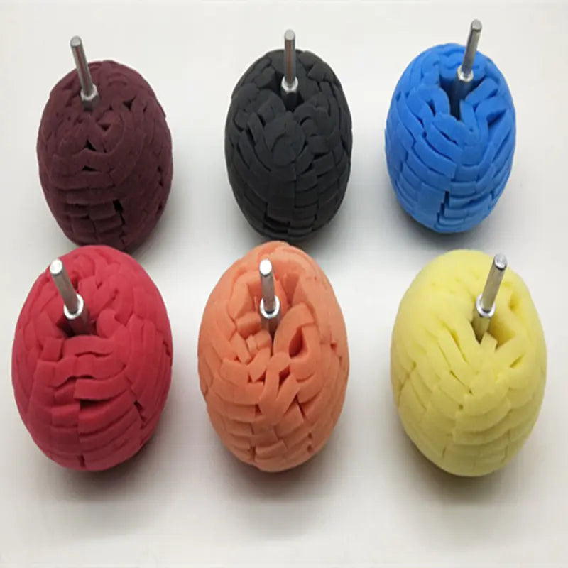 7-Scent Wheel Hub Polishing Sponge Ball for Cars